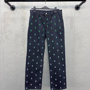 Louis Vuitton SS25 Blue Monogram Jeans